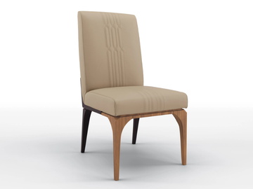 SUNRISE - Upholstered leather chair by BRUNO ZAMPA - view 2